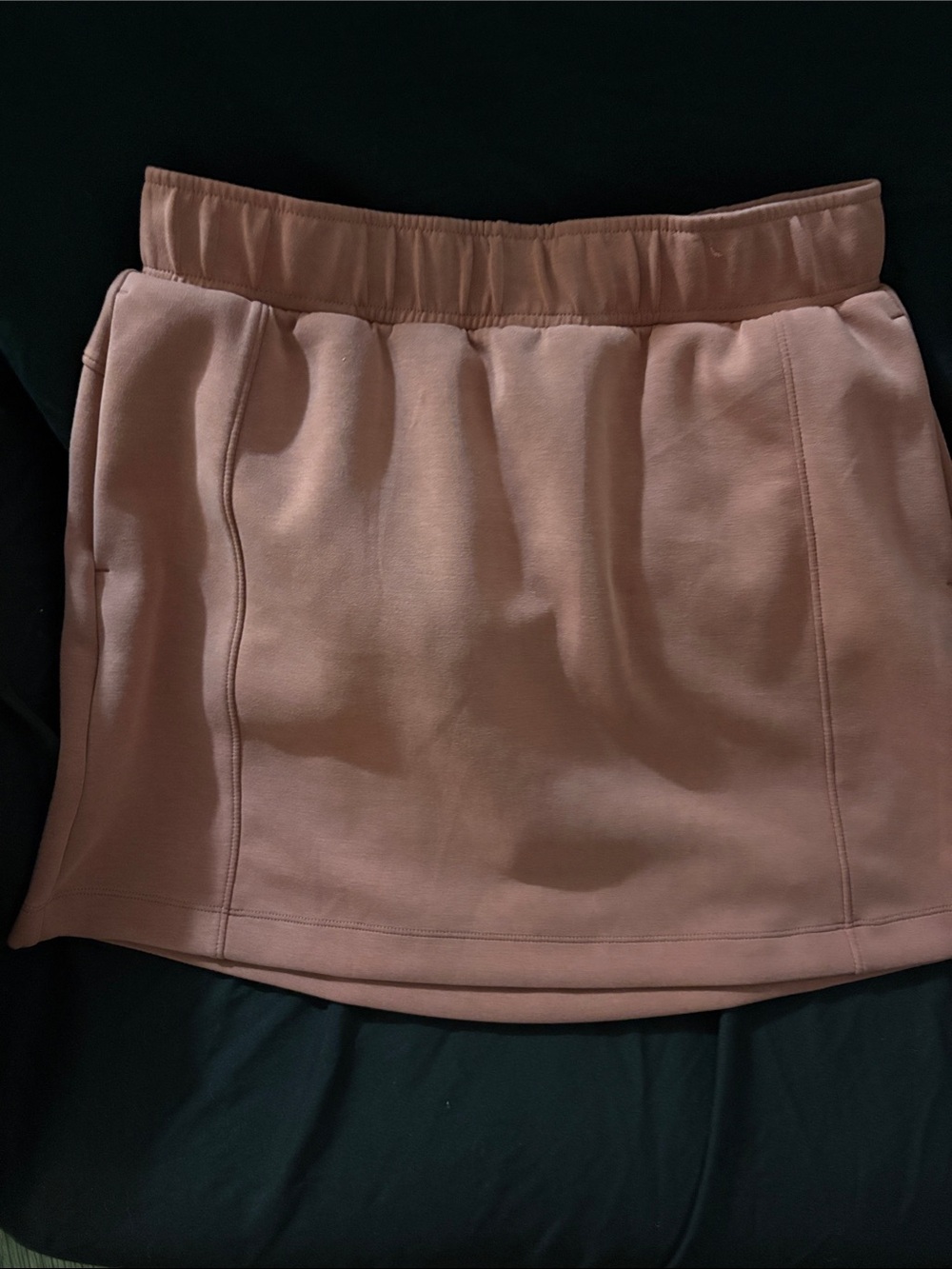 Mondetta Dusty Rose Elastic Waist Mini Skirt